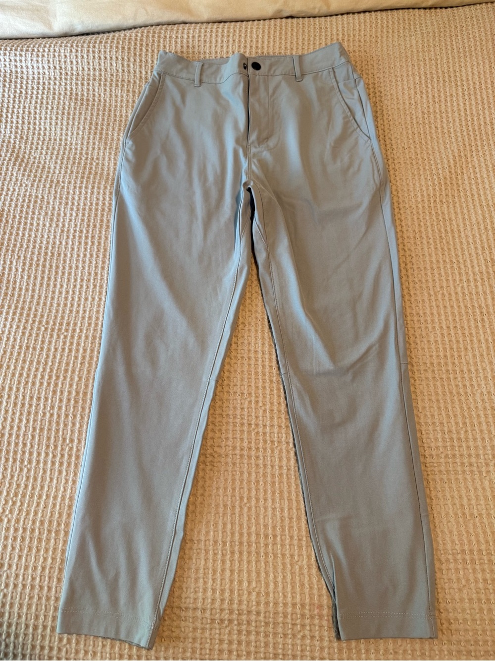 Men's Cuts Slim Stretch Pants in Light Gray